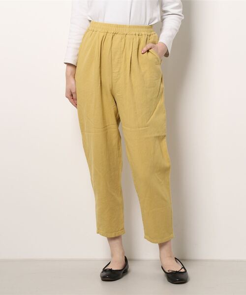 Samansa Mos2(サマンサ モスモス)の「柄アソートテーパードパンツ(その他パンツ・レディース・ブラック/ベージュ/ネイビー/イエロー/オレンジ/キナリ・フリ-)」の9枚目の写真