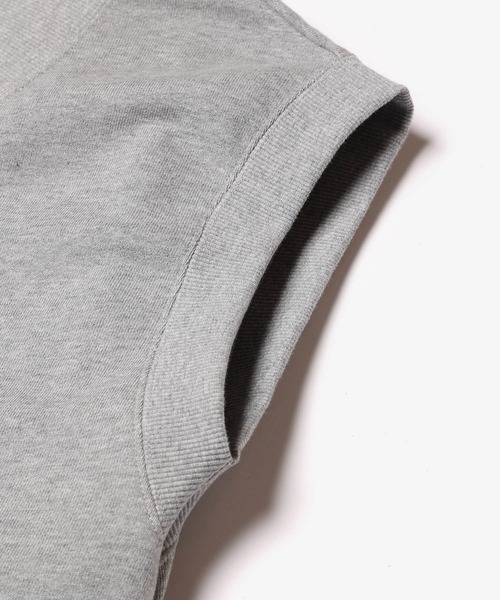 MR.OLIVE（ミスターオリーブ）の「コットンベーシック スウェット / オーバーサイズ スウェット ベスト（ベスト・メンズ・ミント/ブラック/ヘザーグレー/ナチュラル・SMALL/MEDIUM/LARGE）」の7枚目の写真