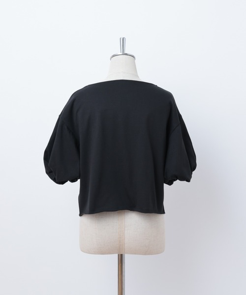 one after another NICE CLAUP(ワンアフターアナザーナイスクラップ)の「胸あきTee(Tシャツ/カットソー・レディース・オフホワイト/ブラック/ピンク・FREE)」の12枚目の写真