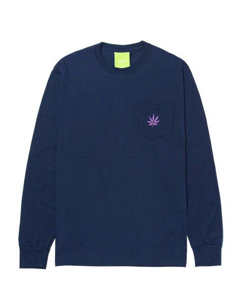 HUF（ハフ）の「GREEN BUDDY LS POCKET TEE / HUF ポケット