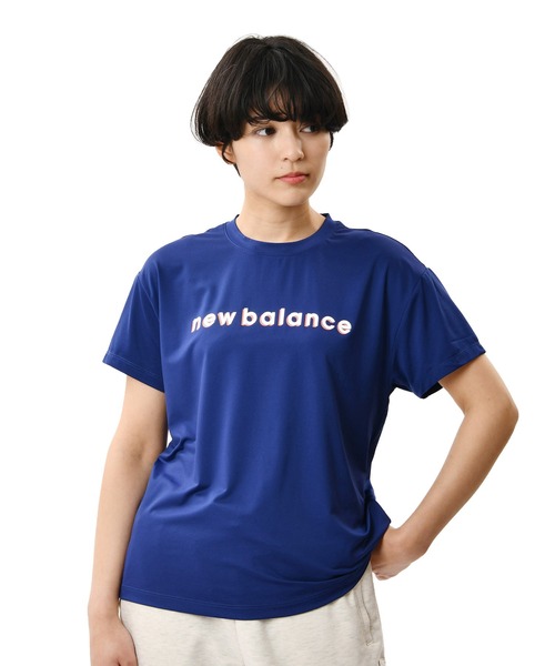 NEW BALANCE(ニューバランス)の「Relentless ファッションスウェットショートスリーブTシャツ(Tシャツ/カットソー・レディース・ホワイト/ブラック/ブルー・SMALL/MEDIUM/LARGE/X-LARGE)」の3枚目の写真
