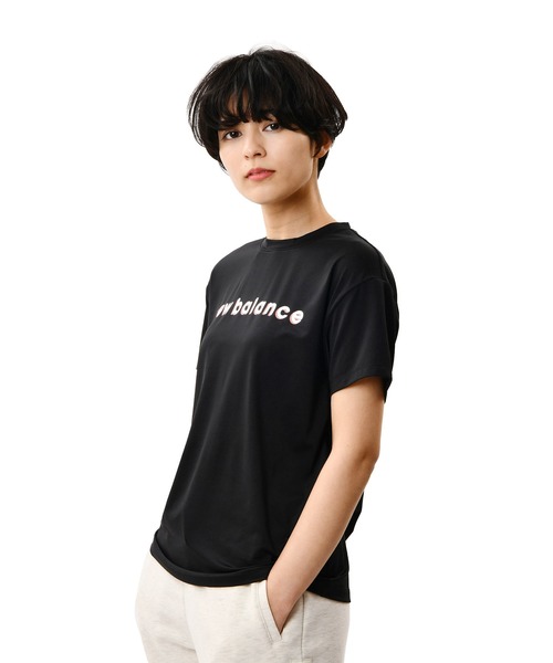 NEW BALANCE(ニューバランス)の「Relentless ファッションスウェットショートスリーブTシャツ(Tシャツ/カットソー・レディース・ホワイト/ブラック/ブルー・SMALL/MEDIUM/LARGE/X-LARGE)」の7枚目の写真