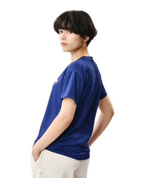 NEW BALANCE(ニューバランス)の「Relentless ファッションスウェットショートスリーブTシャツ(Tシャツ/カットソー・レディース・ホワイト/ブラック/ブルー・SMALL/MEDIUM/LARGE/X-LARGE)」の6枚目の写真