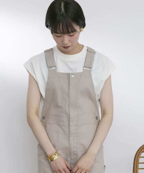 UR Lab.（アーバンリサーチラボ）の「『UR TECH ひやサラクール』フレンチスリーブタックTシャツ（Tシャツ/カットソー・レディース・ブラック/ベージュ系その他/イエロー系その他/グリーン/オフホワイト/スミクロ・FREE）」の10枚目の写真