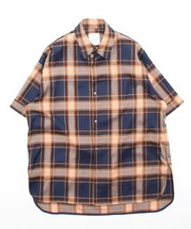 Lui's | 5分袖ロイヤルチェックシャツ(シャツ/ブラウス)