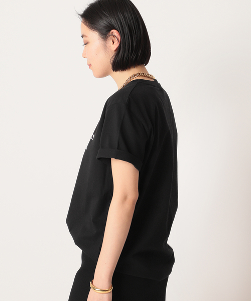 AP STUDIO（エーピーストゥディオ）の「【Les Petits Basics / ル ベーシック】Les Petits Basics Tシャツ（Tシャツ/カットソー・レディース・ブラック・FREE）」の18枚目の写真