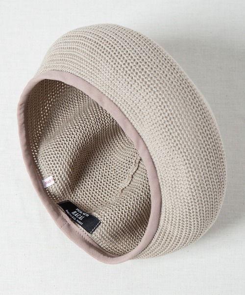 【セール】Crochet Style Knit Beret / クロシェットスタイルニットベレー（ハンチング/ベレー帽）｜RACAL（ラカル）