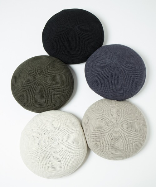 【セール】Crochet Style Knit Beret / クロシェットスタイルニットベレー（ハンチング/ベレー帽）｜RACAL（ラカル）