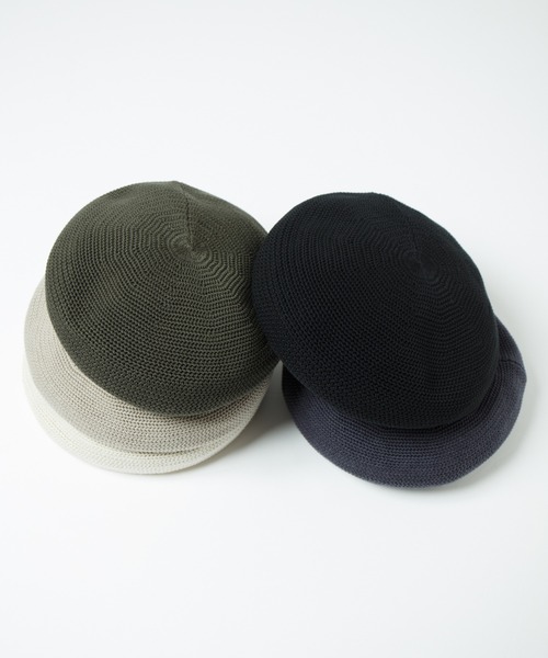 【セール】Crochet Style Knit Beret / クロシェットスタイルニットベレー（ハンチング/ベレー帽）｜RACAL（ラカル）