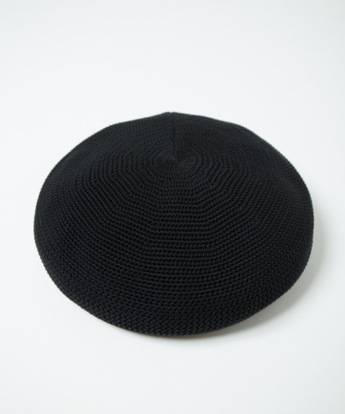 【セール】Crochet Style Knit Beret / クロシェットスタイルニットベレー（ハンチング/ベレー帽）｜RACAL（ラカル）
