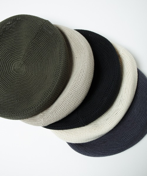【セール】Crochet Style Knit Beret / クロシェットスタイルニットベレー（ハンチング/ベレー帽）｜RACAL（ラカル）