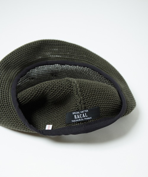 【セール】Crochet Style Knit Beret / クロシェットスタイルニットベレー（ハンチング/ベレー帽）｜RACAL（ラカル）