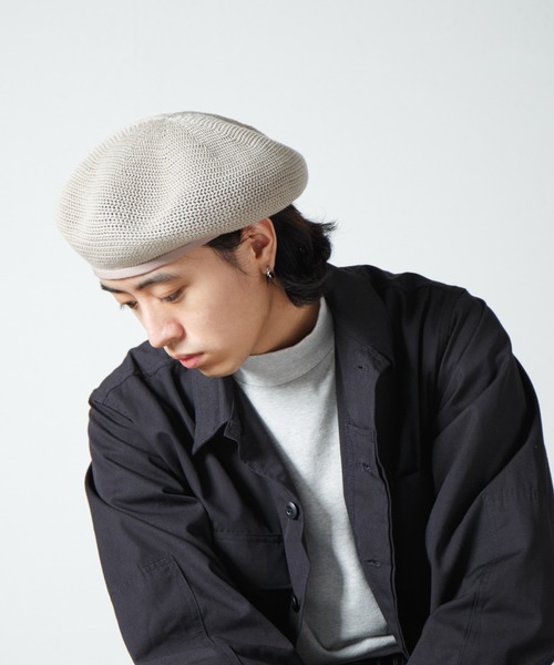 【セール】Crochet Style Knit Beret / クロシェットスタイルニットベレー（ハンチング/ベレー帽）｜RACAL（ラカル）