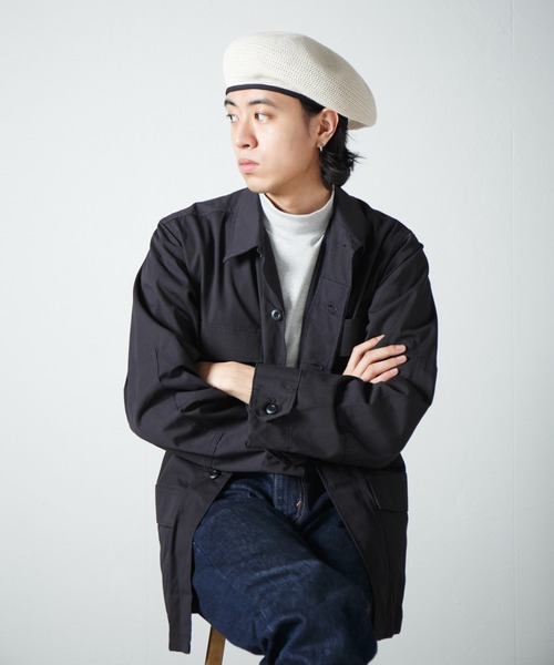 【セール】Crochet Style Knit Beret / クロシェットスタイルニットベレー（ハンチング/ベレー帽）｜RACAL（ラカル）