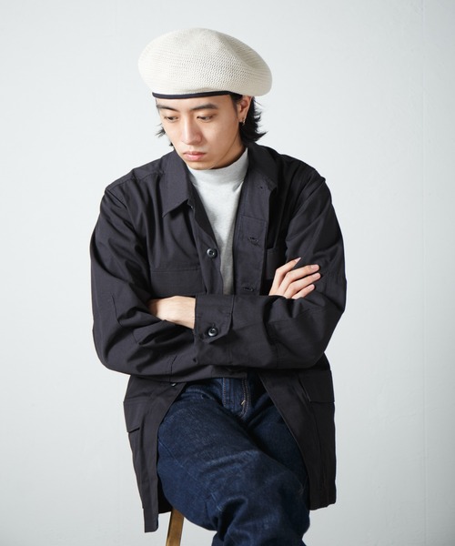 【セール】Crochet Style Knit Beret / クロシェットスタイルニットベレー（ハンチング/ベレー帽）｜RACAL（ラカル）