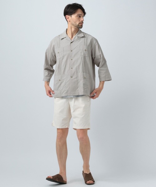 SUNNY  SPORTS（サニースポーツ）の「【SUNNY SPORTS×BAYFLOW】キューバシャツ（シャツ/ブラウス・メンズ・ブラック/グレー・MEDIUM/LARGE）」の4枚目の写真