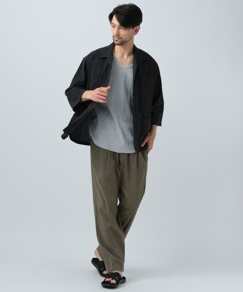 SUNNY  SPORTS（サニースポーツ）の「【SUNNY SPORTS×BAYFLOW】キューバシャツ（シャツ/ブラウス・メンズ・ブラック/グレー・MEDIUM/LARGE）」の6枚目の写真