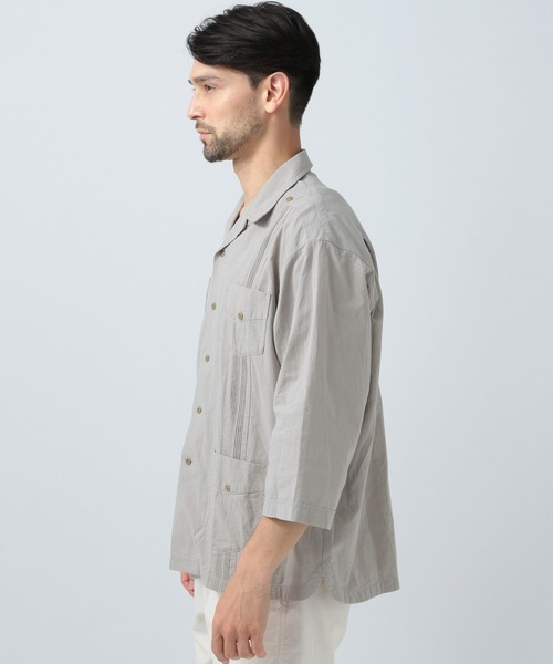 SUNNY  SPORTS（サニースポーツ）の「【SUNNY SPORTS×BAYFLOW】キューバシャツ（シャツ/ブラウス・メンズ・ブラック/グレー・MEDIUM/LARGE）」の8枚目の写真