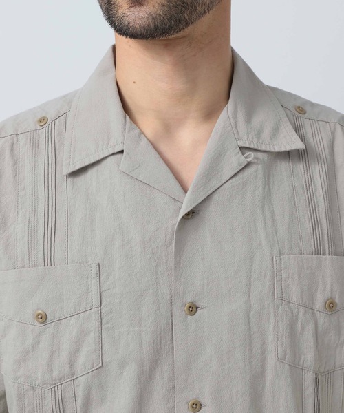 SUNNY  SPORTS（サニースポーツ）の「【SUNNY SPORTS×BAYFLOW】キューバシャツ（シャツ/ブラウス・メンズ・ブラック/グレー・MEDIUM/LARGE）」の10枚目の写真