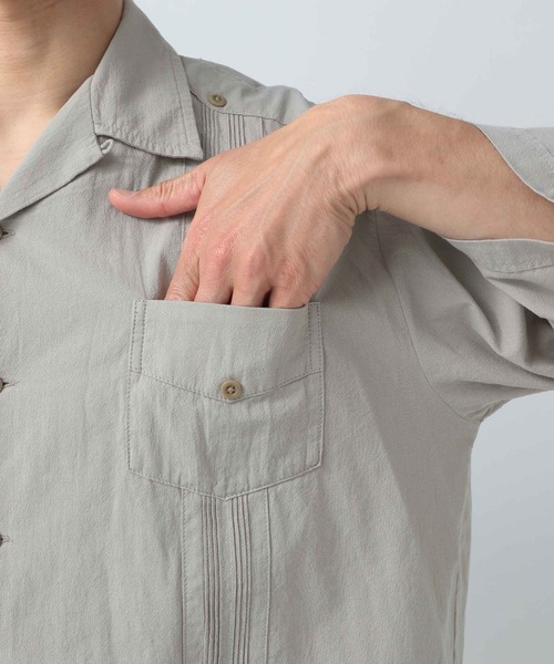 SUNNY  SPORTS（サニースポーツ）の「【SUNNY SPORTS×BAYFLOW】キューバシャツ（シャツ/ブラウス・メンズ・ブラック/グレー・MEDIUM/LARGE）」の13枚目の写真