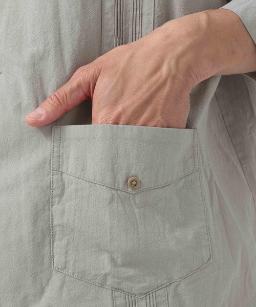 SUNNY  SPORTS（サニースポーツ）の「【SUNNY SPORTS×BAYFLOW】キューバシャツ（シャツ/ブラウス・メンズ・ブラック/グレー・MEDIUM/LARGE）」の14枚目の写真