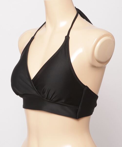 Beach Queen(ビーチクイーン)の「Beach Queen/ビーチクイーン 無地ビスチェビキニ/トップス単品ビキニ 373800(水着・レディース・ブルー/ブラック/ホワイト/ピンク/ピンク系その他・9号/11号/13号)」の8枚目の写真