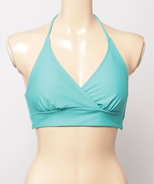 Beach Queen(ビーチクイーン)の「Beach Queen/ビーチクイーン 無地ビスチェビキニ/トップス単品ビキニ 373800(水着・レディース・ブルー/ブラック/ホワイト/ピンク/ピンク系その他・9号/11号/13号)」の6枚目の写真