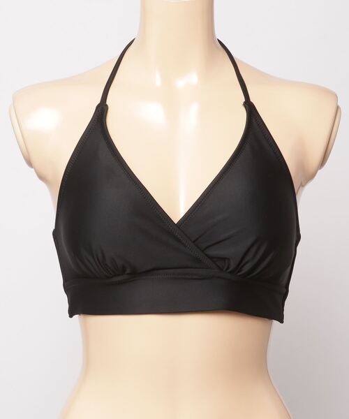 Beach Queen(ビーチクイーン)の「Beach Queen/ビーチクイーン 無地ビスチェビキニ/トップス単品ビキニ 373800(水着・レディース・ブルー/ブラック/ホワイト/ピンク/ピンク系その他・9号/11号/13号)」の10枚目の写真