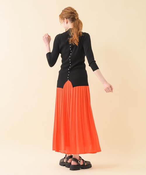 Dignite collier（ディニテコリエ）の「Dignite collier パールリブプルオーバー（Tシャツ/カットソー・レディース・ホワイト/ブラック/ブルー・FREE）」の17枚目の写真
