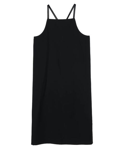 Green　Parks（グリーンパークス）の「・ELENCARE DUE バッククロスキャミワンピース（ワンピース・レディース・ブラック/カーキ/イエロー・FREE）」の10枚目の写真