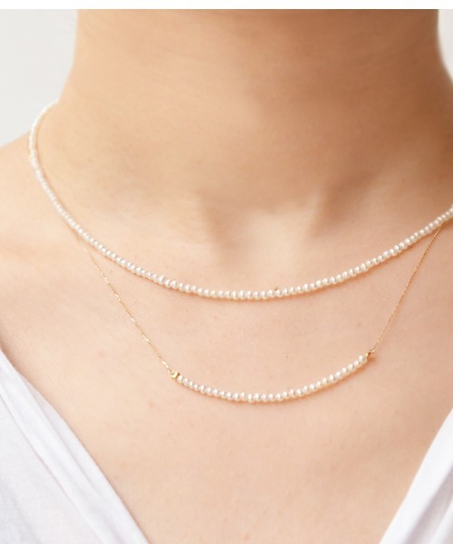 sowi（ソーイ）の「K10YG SEED PEARLネックレス1・2（ネックレス