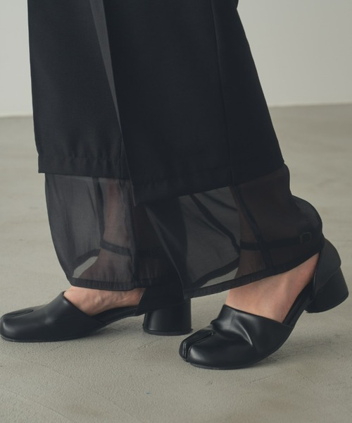 VACANCY（ヴァカンシー）の「レイヤードシアースラックスパンツ（その他パンツ・レディース・ブラック/ライトグリーン/ブルー・SMALL/MEDIUM/LARGE）」の14枚目の写真
