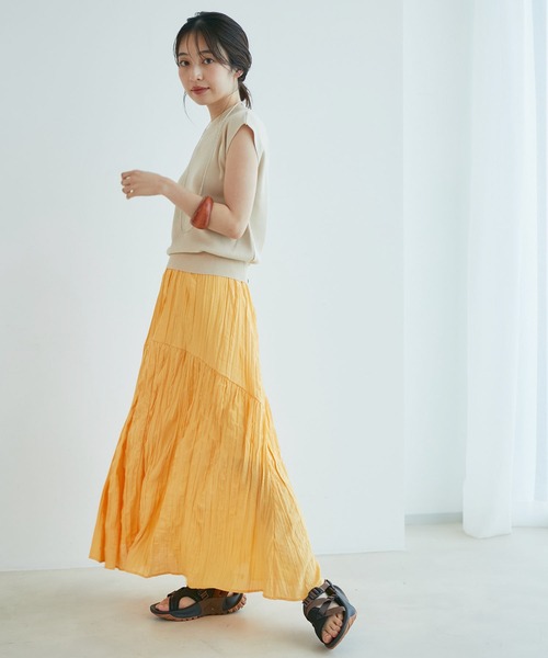 VIS（ビス）の「ニットドッキングワンピース（ワンピース・レディース・ブラック/ホワイト系その他/キナリ/ラベンダー・FREE/FS）」の17枚目の写真