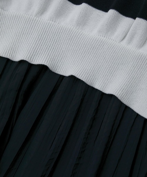VIS（ビス）の「ニットドッキングワンピース（ワンピース・レディース・ブラック/ホワイト系その他/キナリ/ラベンダー・FREE/FS）」の19枚目の写真