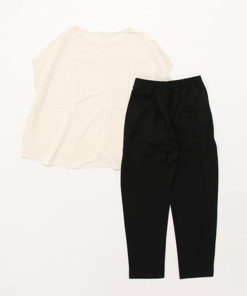 Bou Jeloud（ブージュルード）の「イージーセットアップ（セットアップ・レディース・ブラック/オフホワイト/カーキ・38）」の22枚目の写真