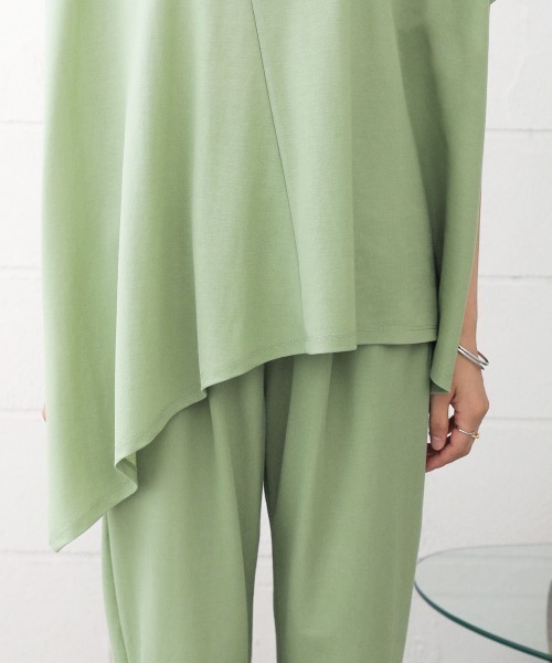 Bou Jeloud（ブージュルード）の「イージーセットアップ（セットアップ・レディース・ブラック/オフホワイト/カーキ・38）」の14枚目の写真