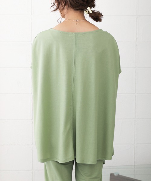 Bou Jeloud（ブージュルード）の「イージーセットアップ（セットアップ・レディース・ブラック/オフホワイト/カーキ・38）」の15枚目の写真