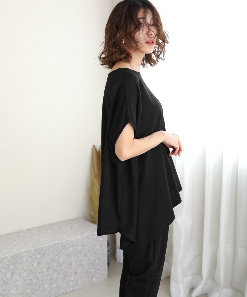 Bou Jeloud（ブージュルード）の「イージーセットアップ（セットアップ・レディース・ブラック/オフホワイト/カーキ・38）」の4枚目の写真