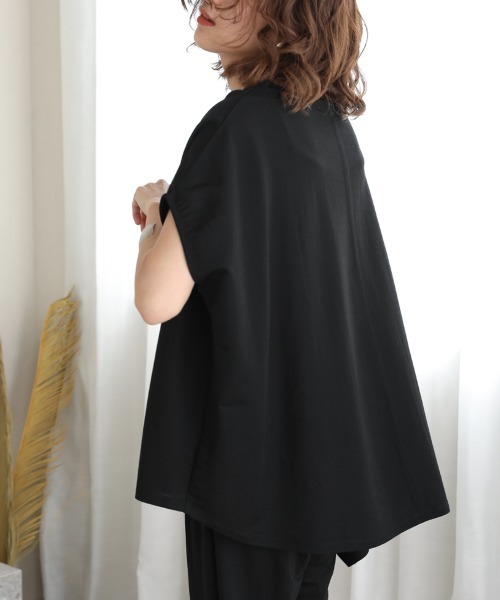 Bou Jeloud（ブージュルード）の「イージーセットアップ（セットアップ・レディース・ブラック/オフホワイト/カーキ・38）」の6枚目の写真