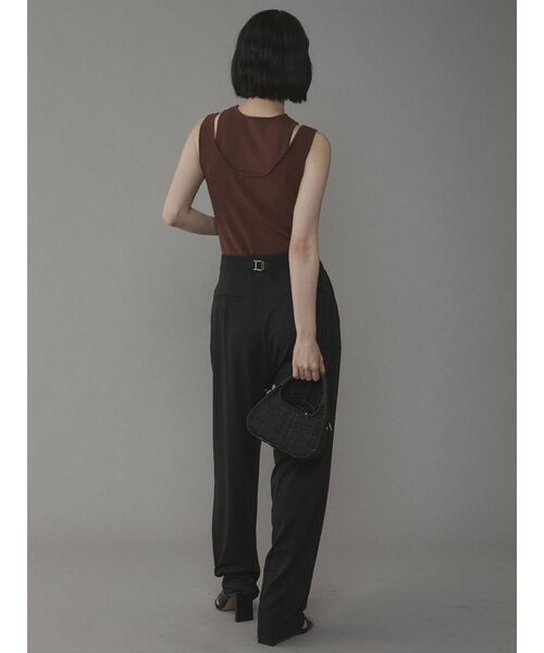 COTORICA(コトリカ)の「アメスリレイヤードニットタンク(ニット/セーター・レディース・ブラック/ブラウン/グリーン/アイボリー・FREE)」の13枚目の写真