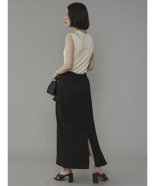 COTORICA(コトリカ)の「アメスリレイヤードニットタンク(ニット/セーター・レディース・ブラック/ブラウン/グリーン/アイボリー・FREE)」の21枚目の写真