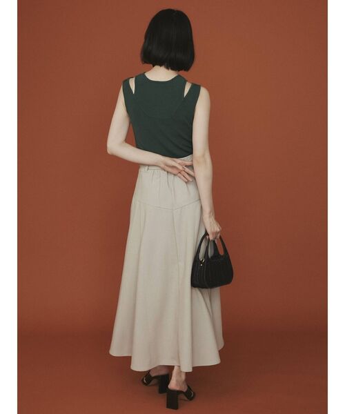 COTORICA(コトリカ)の「アメスリレイヤードニットタンク(ニット/セーター・レディース・ブラック/ブラウン/グリーン/アイボリー・FREE)」の9枚目の写真