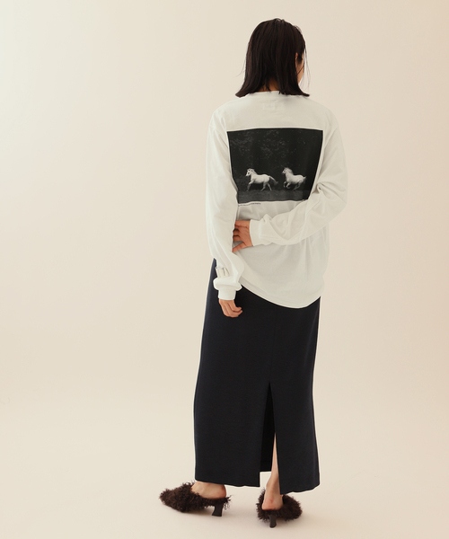 JANESMITH（ジェーンスミス）の「【JANE SMITH/ジェーンスミス】HORSE No.1 LONG SLEEVE T-SHIR：カットソー（Tシャツ/カットソー・レディース・ホワイト/ブラック・MEDIUM）」の15枚目の写真