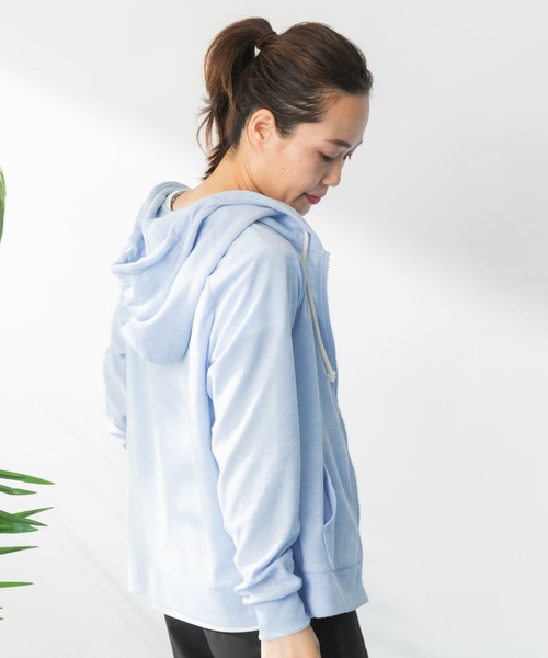 URBAN RESEARCH Sonny Label(アーバンリサーチサニーレーベル)の「SLAB Pile Parka(パーカー・レディース・オフホワイト/グリーン系その他/ライトブルー・FREE)」の13枚目の写真