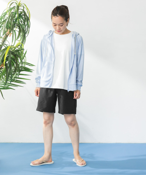 URBAN RESEARCH Sonny Label(アーバンリサーチサニーレーベル)の「SLAB Pile Parka(パーカー・レディース・オフホワイト/グリーン系その他/ライトブルー・FREE)」の14枚目の写真