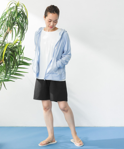URBAN RESEARCH Sonny Label(アーバンリサーチサニーレーベル)の「SLAB Pile Parka(パーカー・レディース・オフホワイト/グリーン系その他/ライトブルー・FREE)」の15枚目の写真