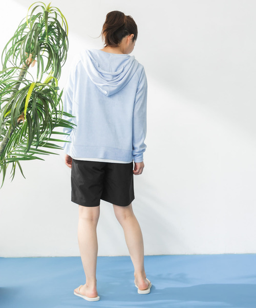 URBAN RESEARCH Sonny Label(アーバンリサーチサニーレーベル)の「SLAB Pile Parka(パーカー・レディース・オフホワイト/グリーン系その他/ライトブルー・FREE)」の17枚目の写真