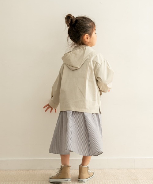 URBAN RESEARCH DOORS（アーバンリサーチドアーズ）の「アノラックフーディ(KIDS)（その他アウター・キッズ・グレー/イエロー・105/120/135）」の4枚目の写真