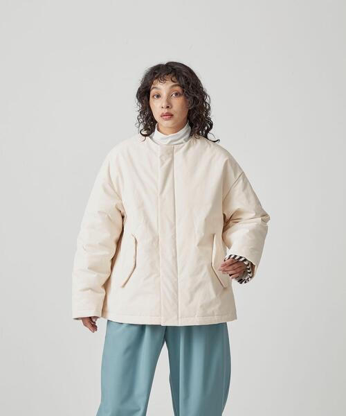 CITEN（シテン）の「＜CITEN＞パデットテントライン コート（その他アウター・レディース・ブラック/オフホワイト・FREE）」の17枚目の写真