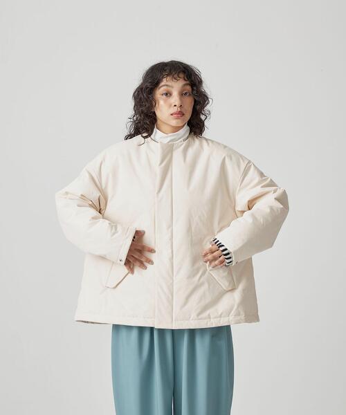 CITEN（シテン）の「＜CITEN＞パデットテントライン コート（その他アウター・レディース・ブラック/オフホワイト・FREE）」の18枚目の写真